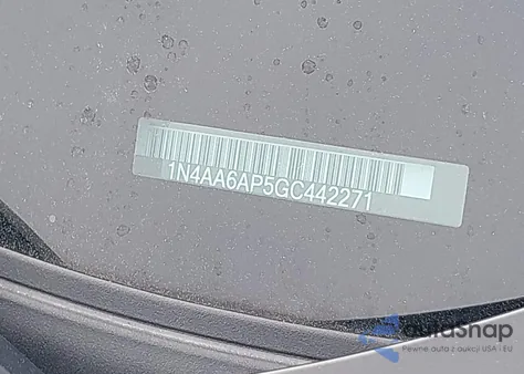 2016 Nissan Maxima 3.5S from USA, damaged, VIN 1N4AA6AP5GC442271